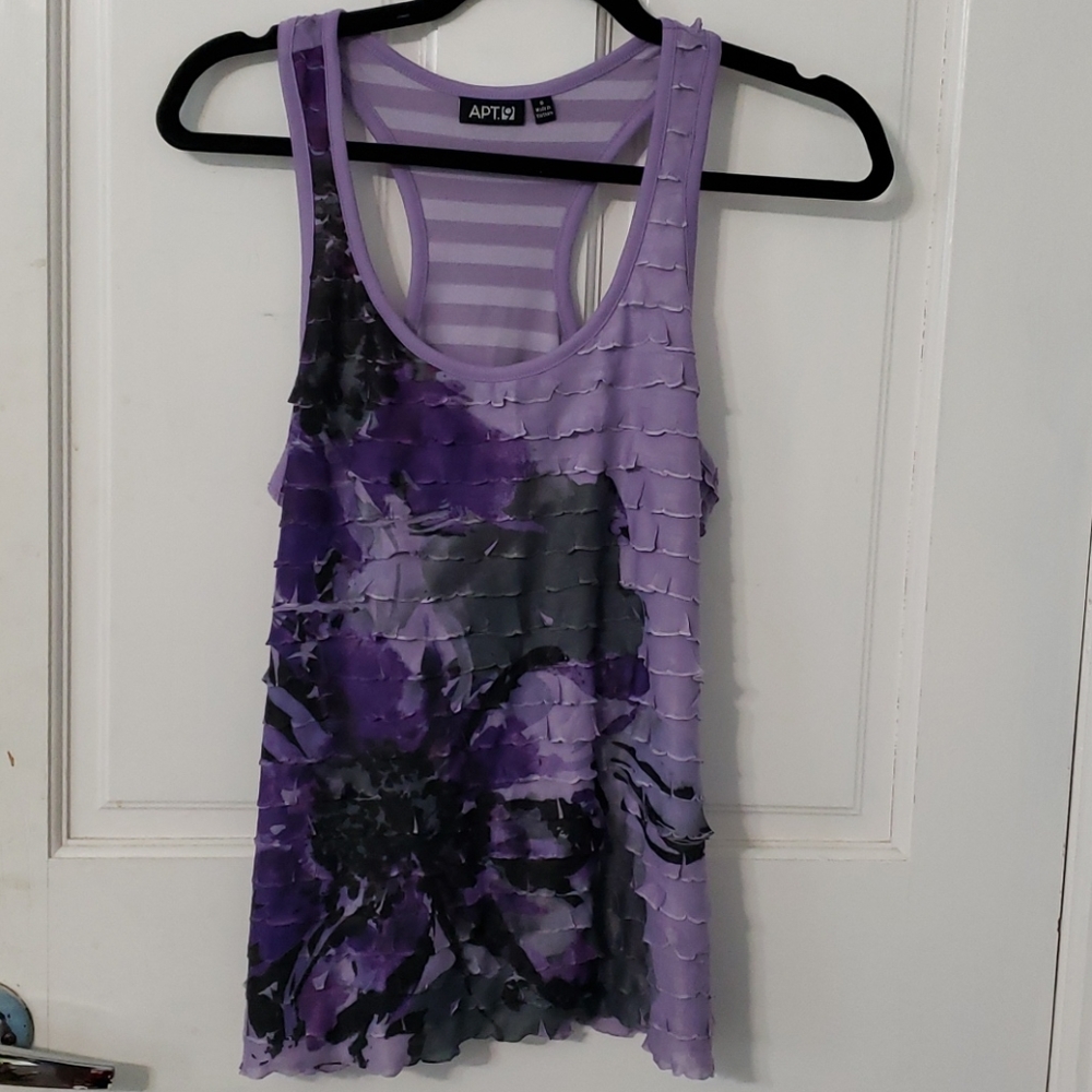 Apt 9 Womans Purple  Sleevless Tank Top Sm